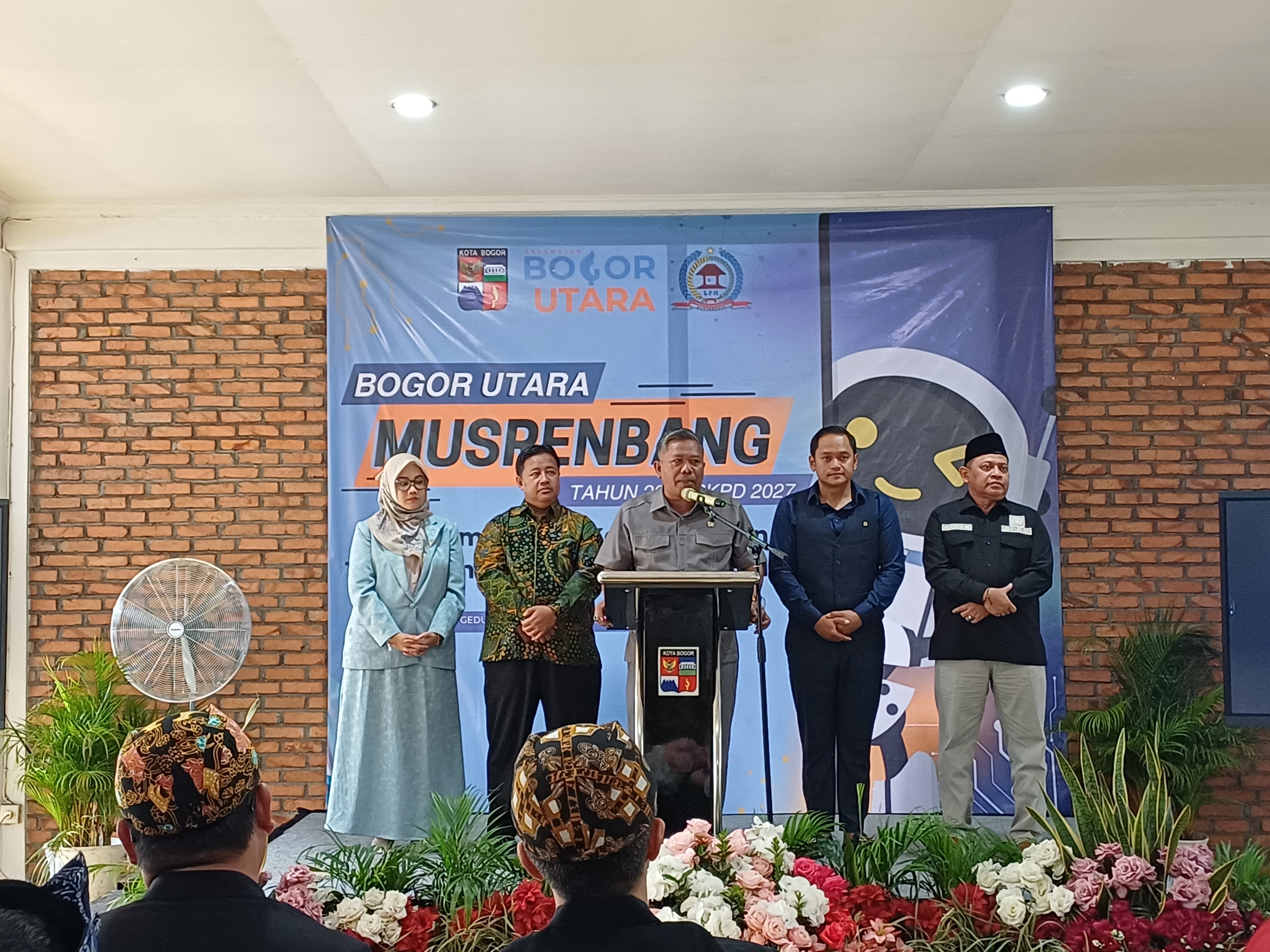 DPRD Kota Bogor Dorong Percepatan Infrastruktur Bogor Utara dalam Musrenbang Kecamatan