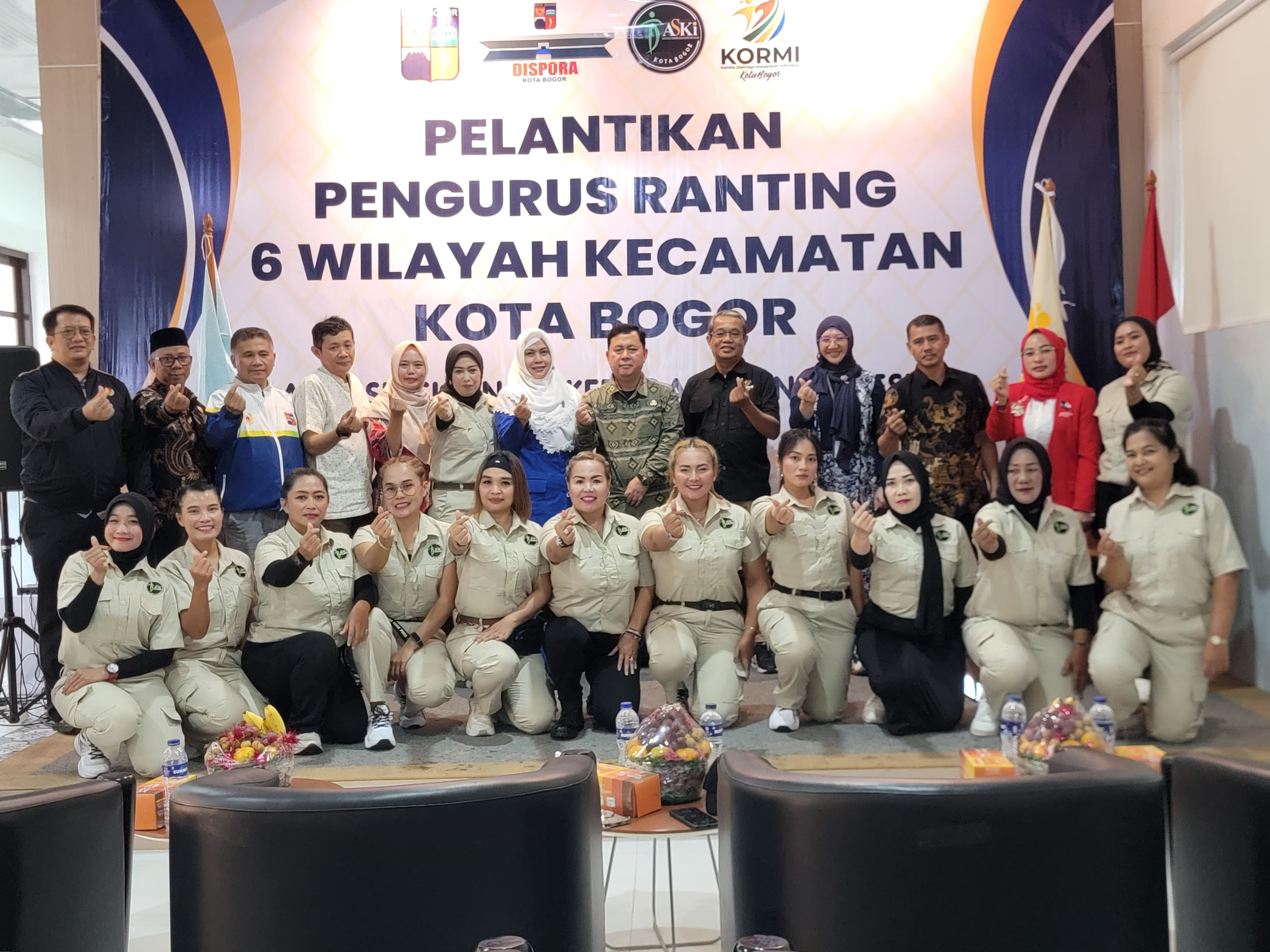 Pengurus ASKI Tingkat Kecamatan se-Kota Bogor Resmi Dilantik, Perkuat Pembinaan Olahraga Masyarakat
