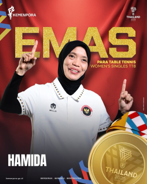Hamida Sumbang Emas Kedua di APG 2026, Harumkan Nama NPCI dan Kabupaten Bogor