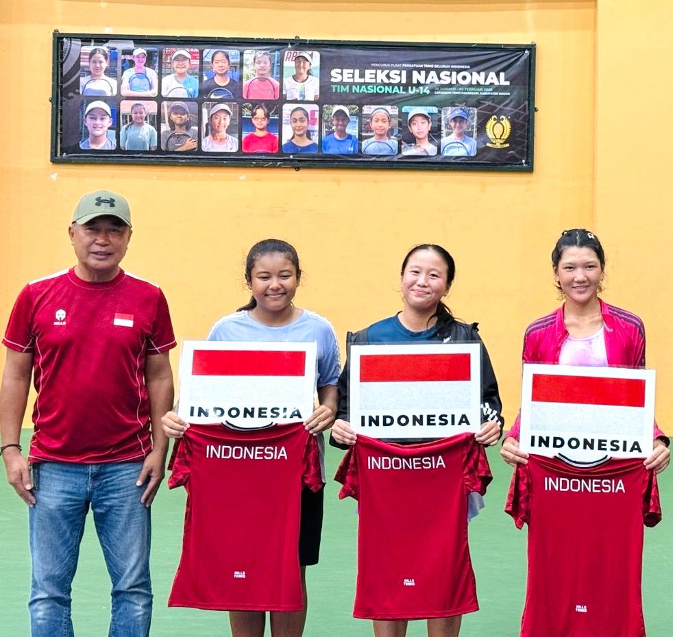 Enam Petenis Muda Lolos Seleknas, Siap Perkuat Timnas Tenis Indonesia KU14 di WJTC 2026