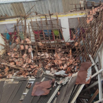 Lapuk Dimakan Usia, Atap Dua Ruang Kelas MI Miftahul Falah Bogor Ambruk