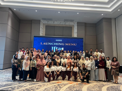 Foto bersama usai Launching Menu Ramadan Iftar Delights Harris Cibinong City Mall Bogor