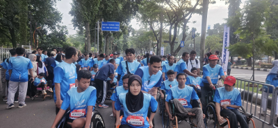 Momentum Kolaborun menjadi penutup Car Free Day terakhir, Minggu (15/02/2026).