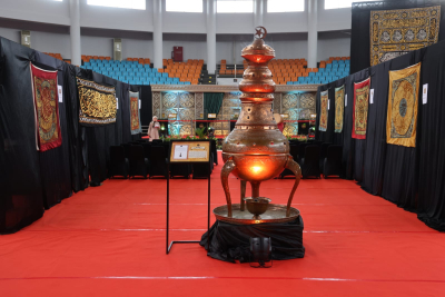 Salah satu artefak yang dipamerkan pada pameran 75 Artefak Peninggalan Nabi Muhammad SAW 